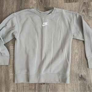 Nike Light Gray Crewneck Sweatshirt
